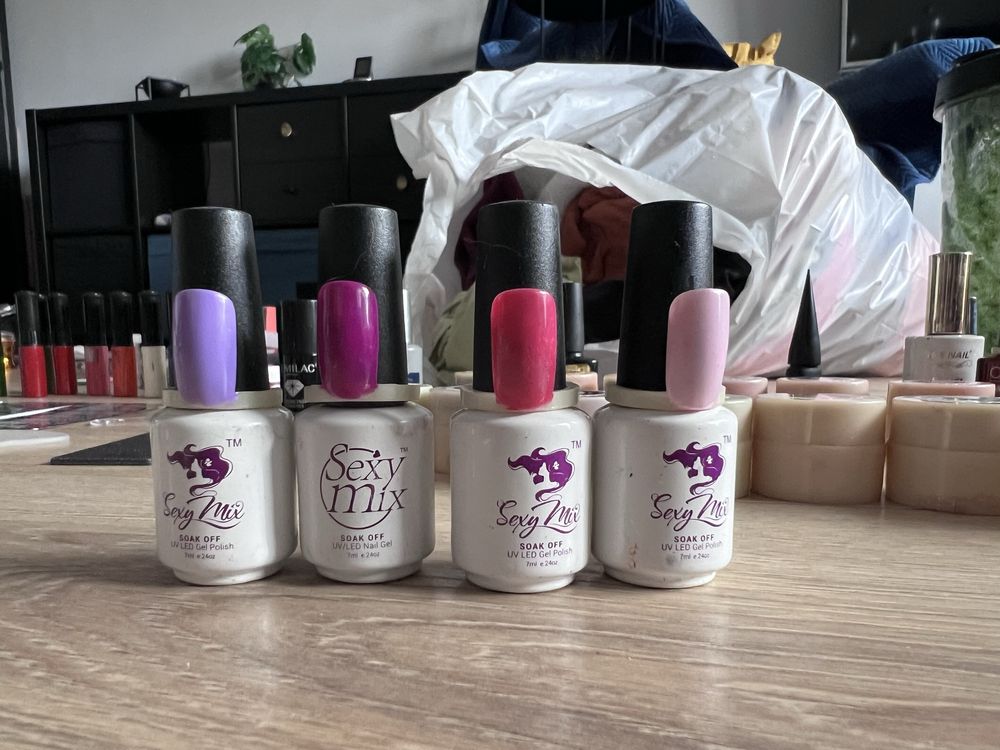Lakiery hybrydowe kolory żel sexymix sexy mix