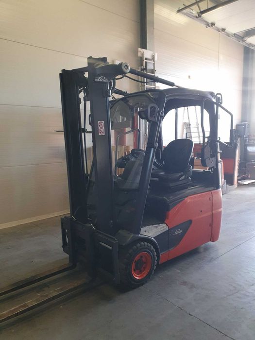 Wózek widlak LINDE E16 2019r 52 netto 3.15m ELEKTRYK 6030h E18 E14 E20