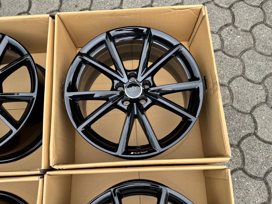 Felgi Audi Sport a7 a8 19 cali a6 a5 q5 s7 19 cali 5x112 black edition