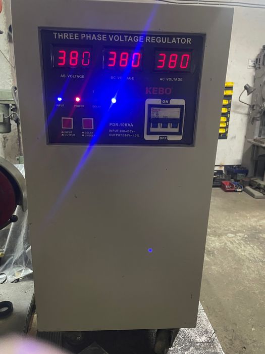 Стабілізатор напруги 3 фаний 10КВ,KEBO