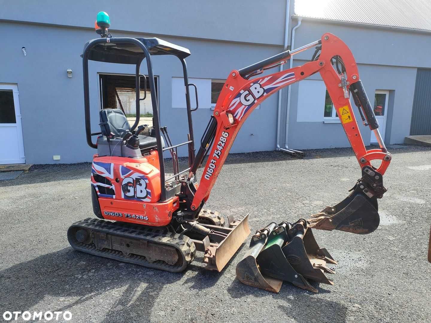 Cesja leasing Kubota U17 2017r Minikoparka 4łyżki 1450mth w orginale
