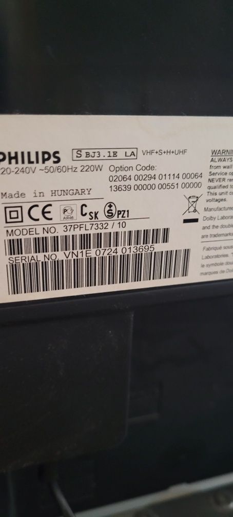 Telewizor Philips 37"