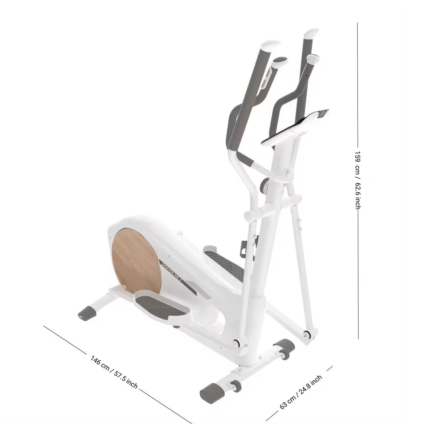 Rower eliptyczny Domyos EL540 samozasilający E-connected