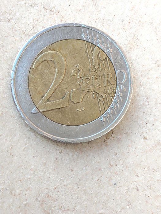 Moeda 2€ Áustria 2002 entre outras moedas raras
