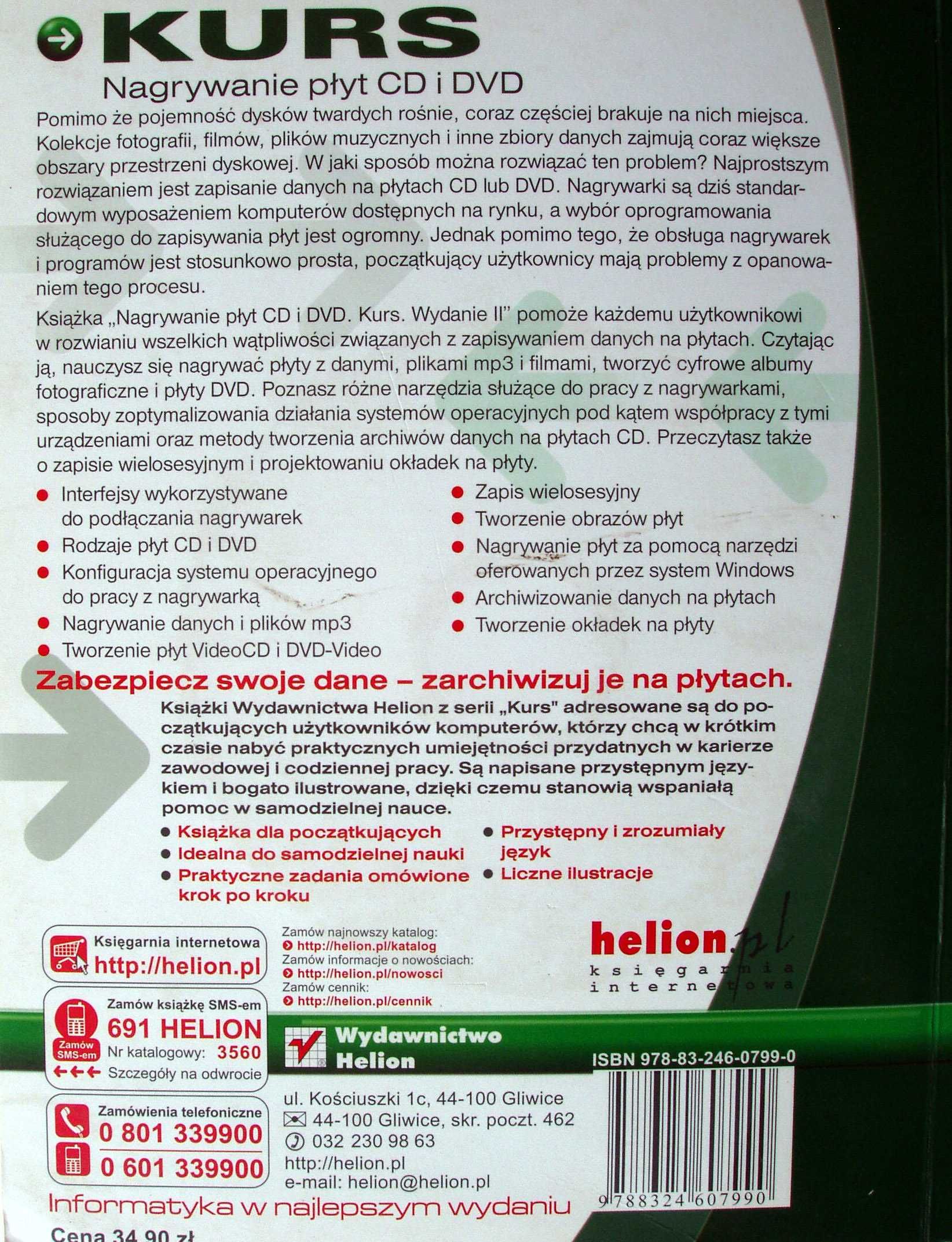 Nagrywanie płyt CD i DVD - Bartosz Danowski