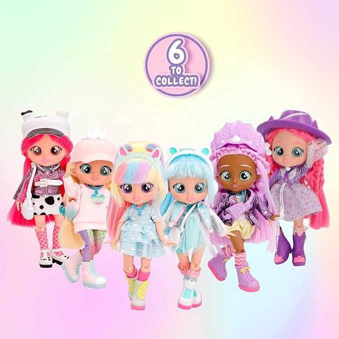 Cry Babies BFF Phoebe Fashion Doll with 9 Surprises, край бебі Фібі