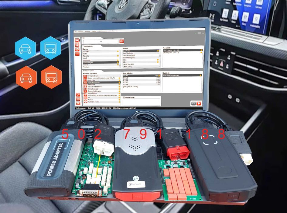 Interfejs tester skaner głowica diagnostyczna multidiag pro+ plus 2025