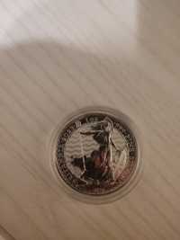 Срібна інвестиційна монета Великобританія, Британія, Britannia 999