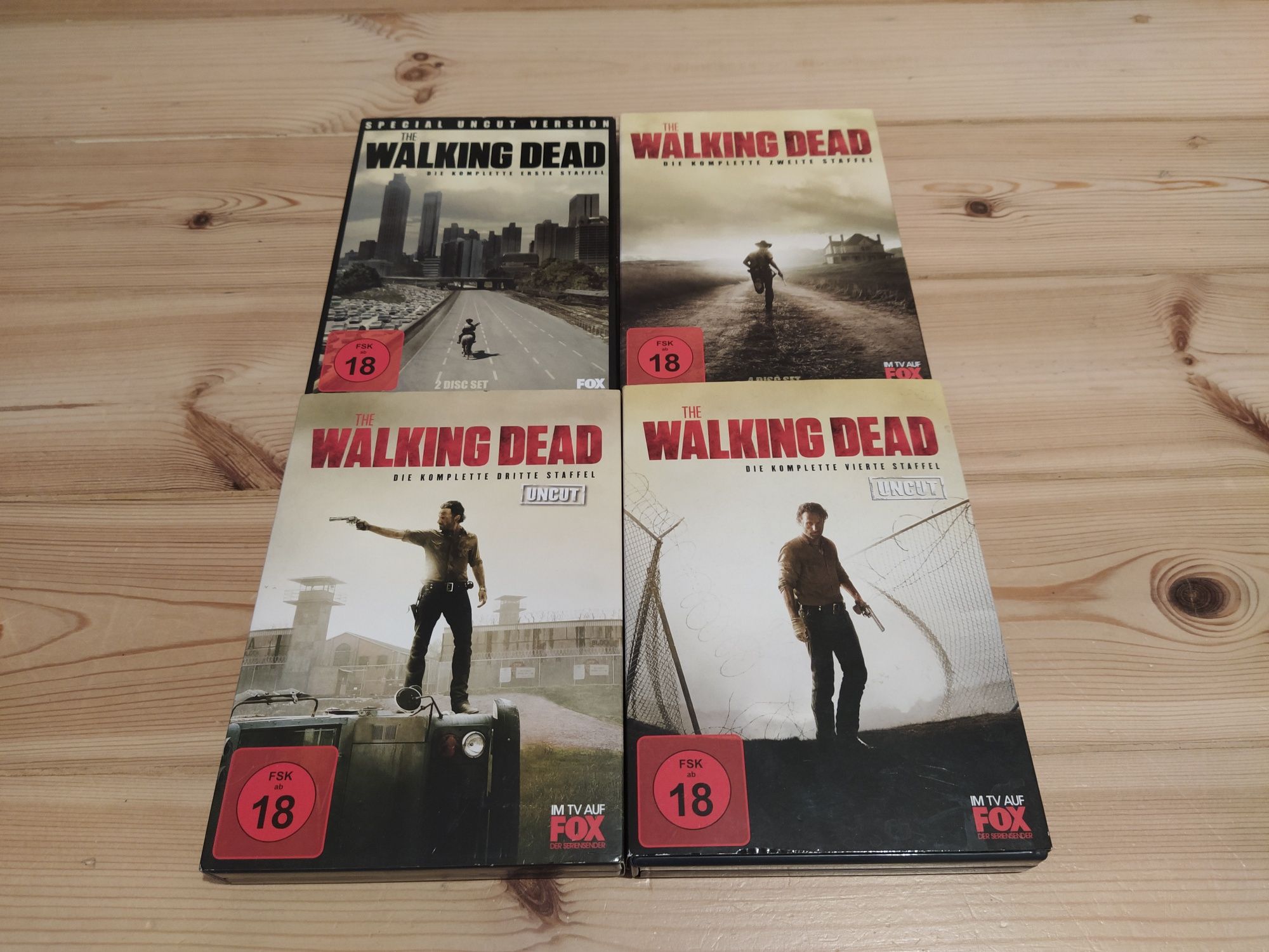 Cztery sezony dvd The Walking Dead języki niemiecki i angielski