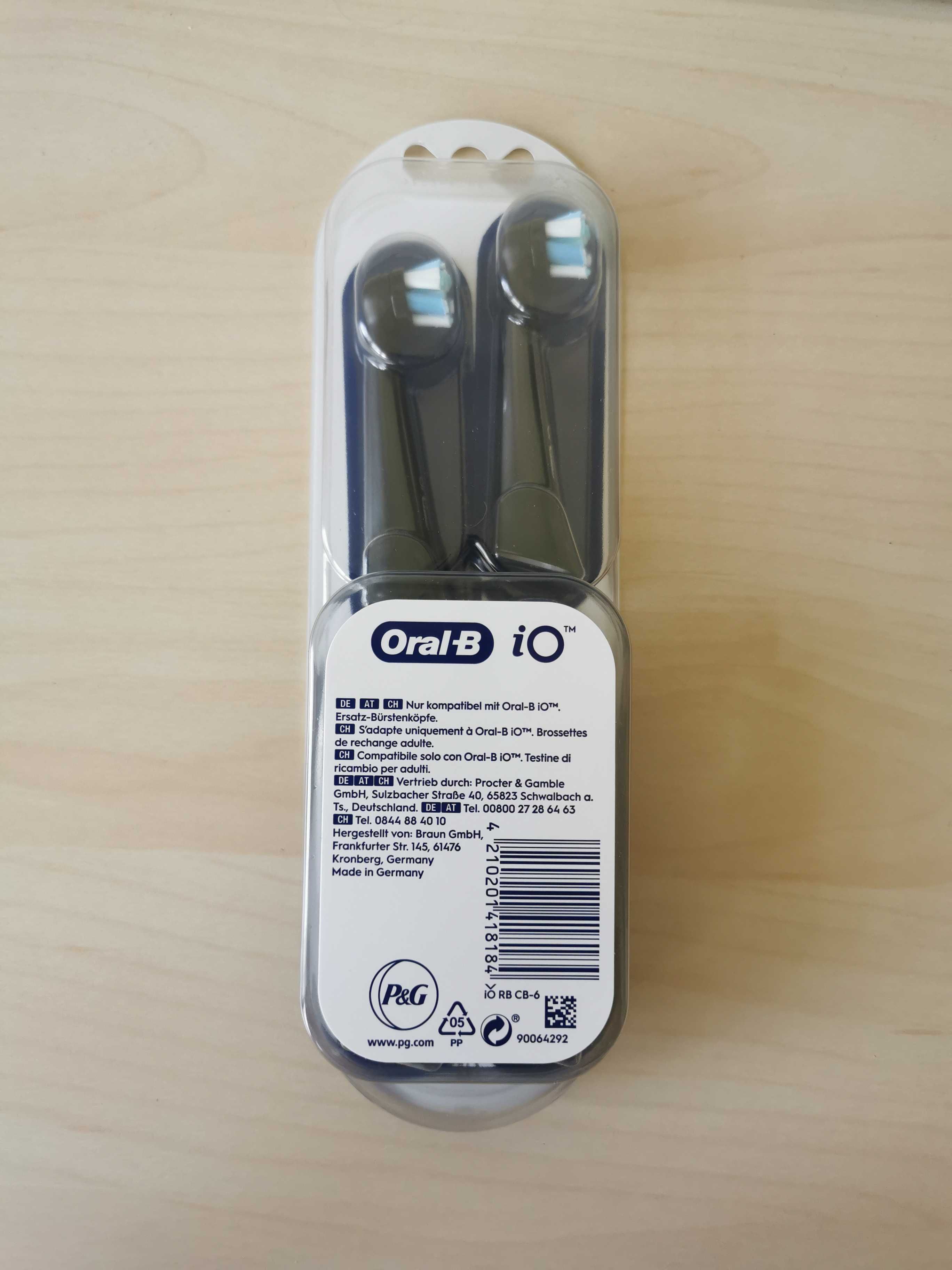Oryginalne końcówki do szczoteczki Oral-B iO Ultimate Clean (6 sztuk)
