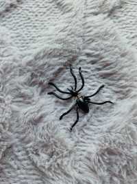 Czarny kolczyk pająk gothic alternative
