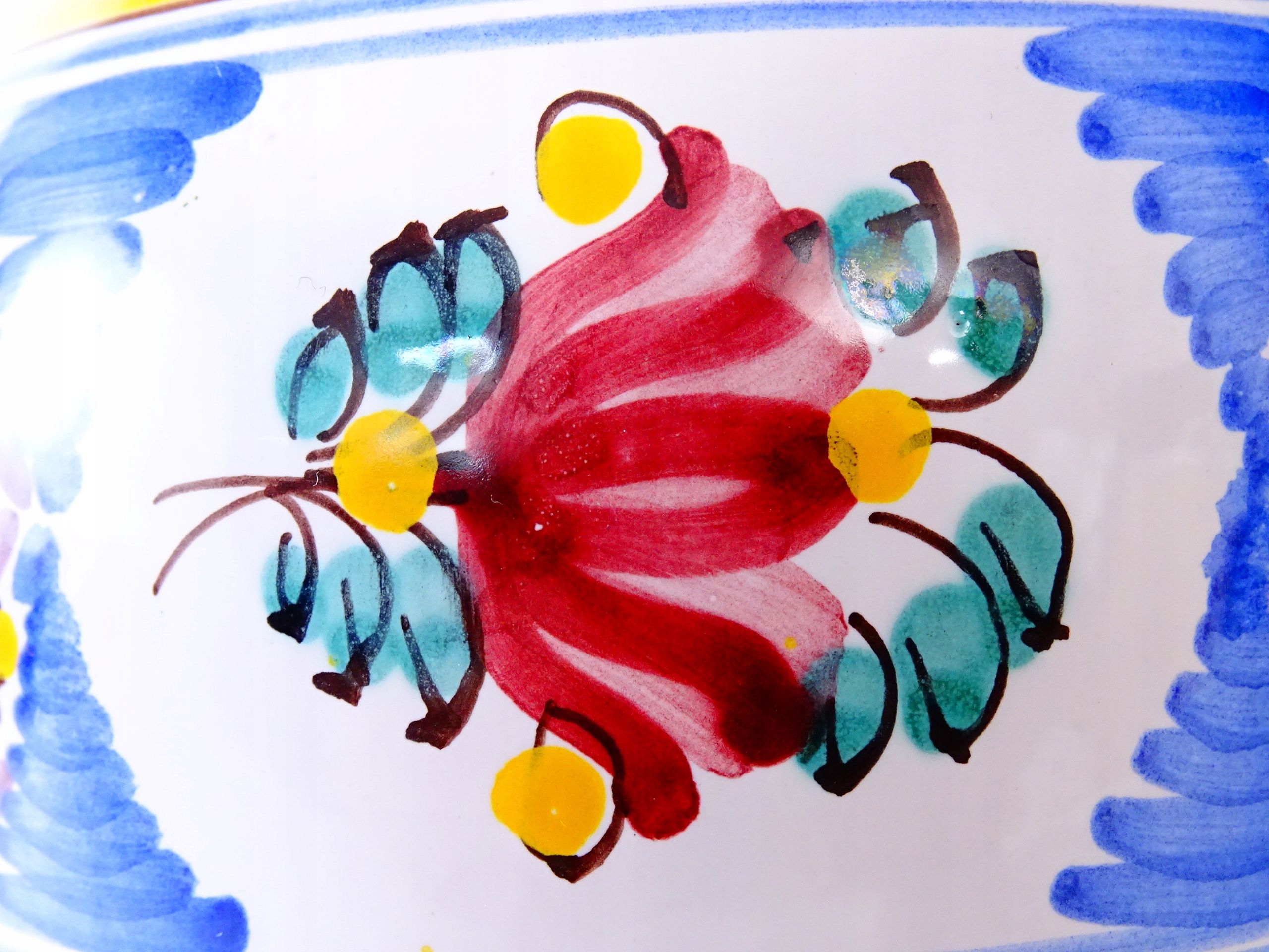 modra słowacja sygnowany ceramiczny wazon