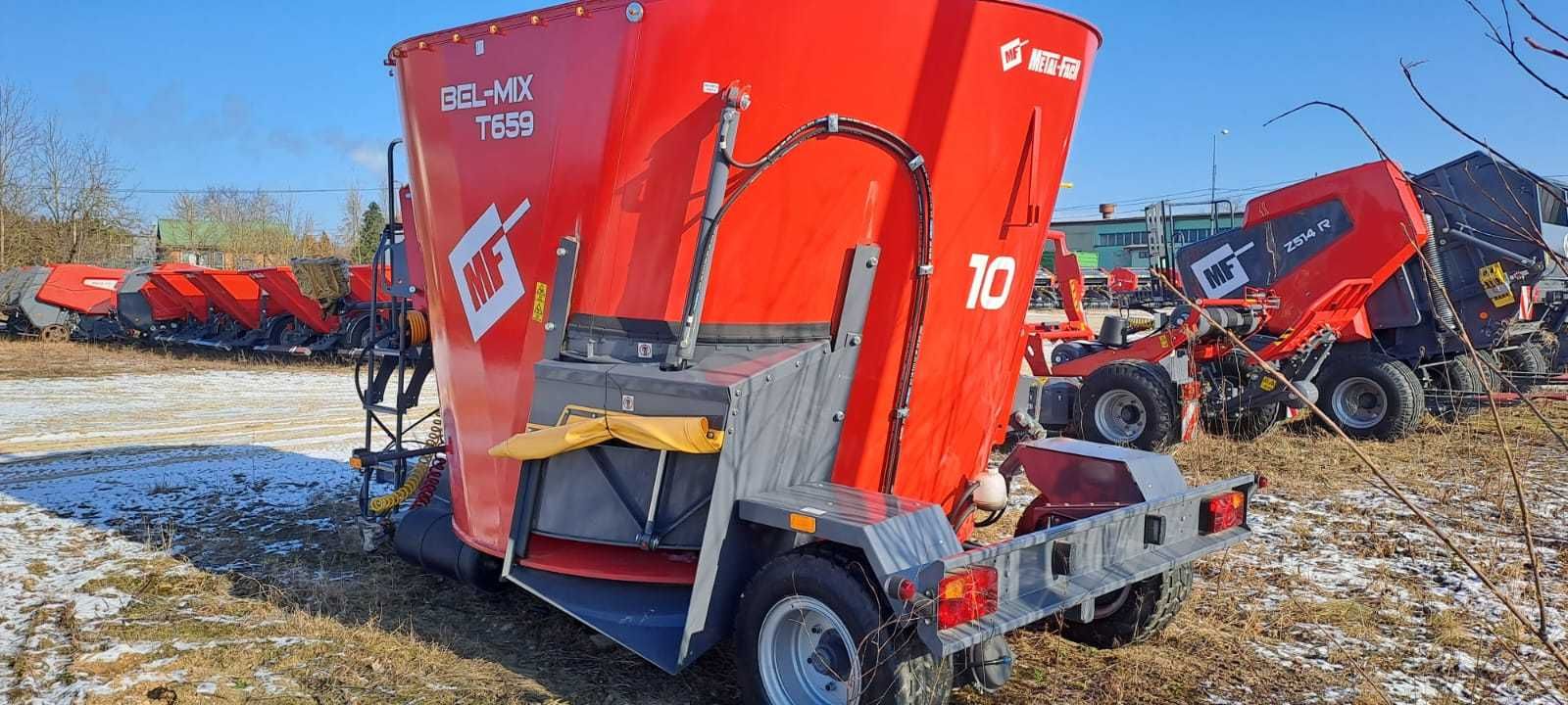 Wóz paszowy Bel-Mix Metal-Fach T 659 Obniżony - Paszowóz  10 m3