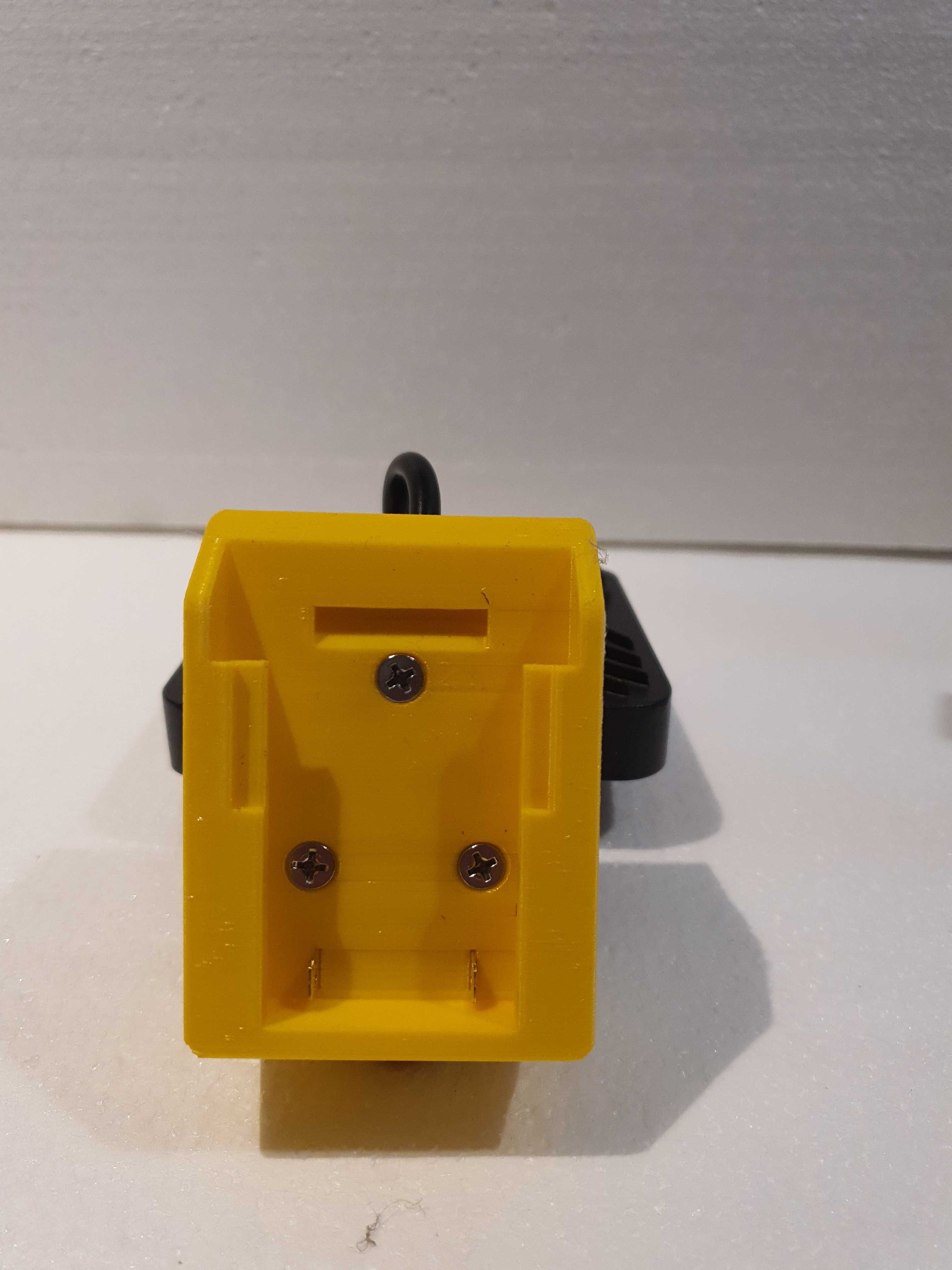 Lampa z adapterem do baterii DeWalt 18V HALOGEN