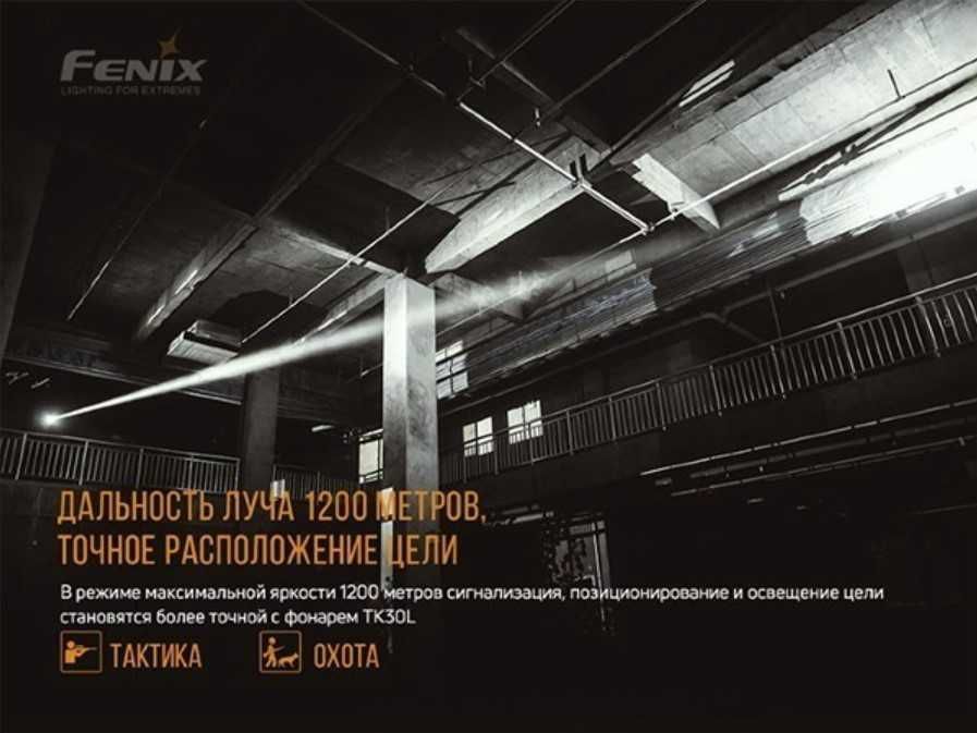 ліхтар Fenix ​​TK30 Laser та аксесуари