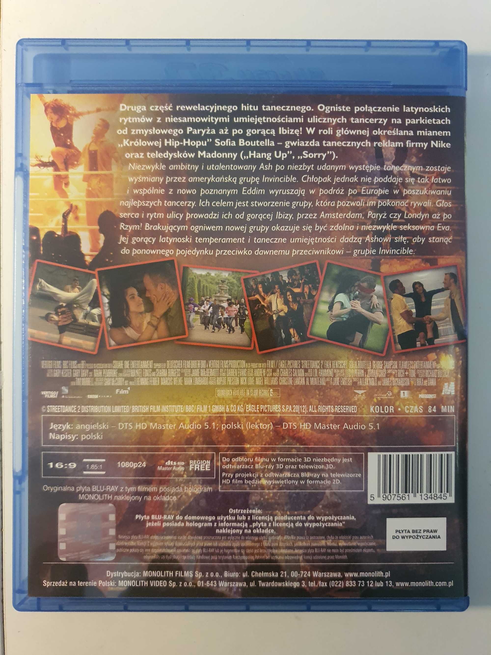 Street Dance 2 3d Blu-Ray