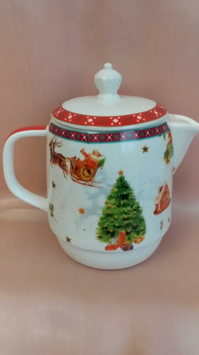 Новогодний набор посуды новый