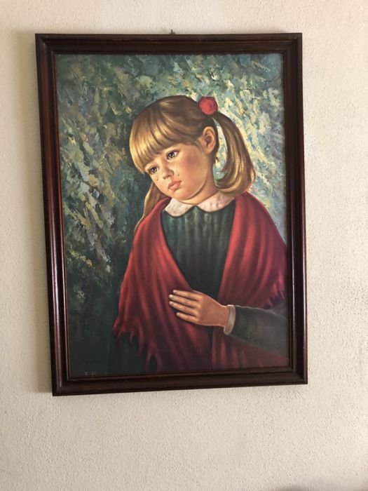 Quadro A menina que chora