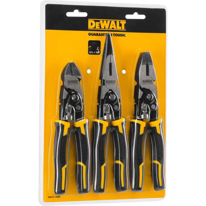 DeWALT DWHT0-70485 Набір з трьох шарнірно-губцевих інструментів