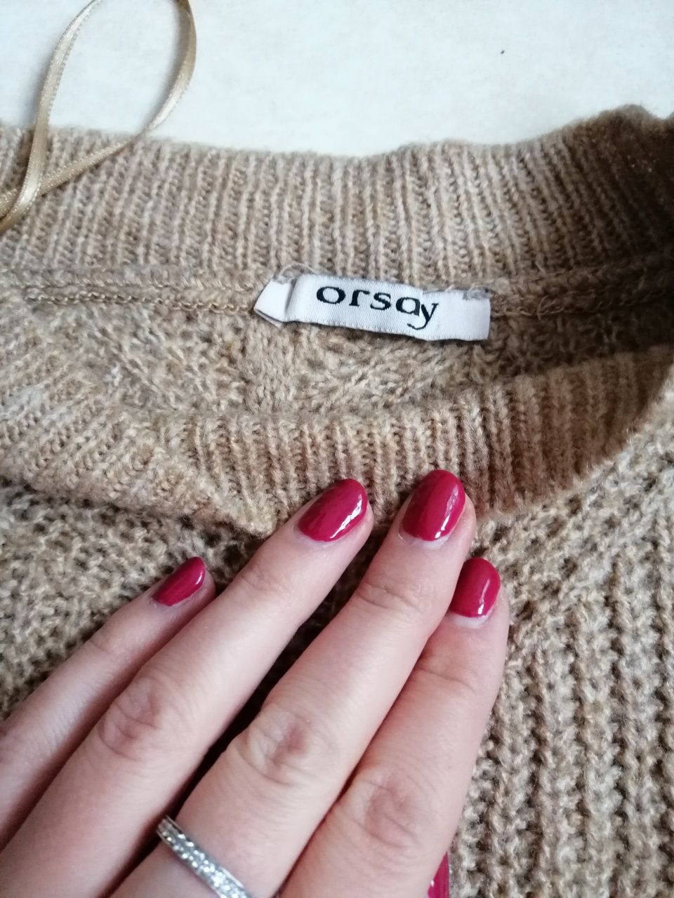 Sweter Orsay bezowy