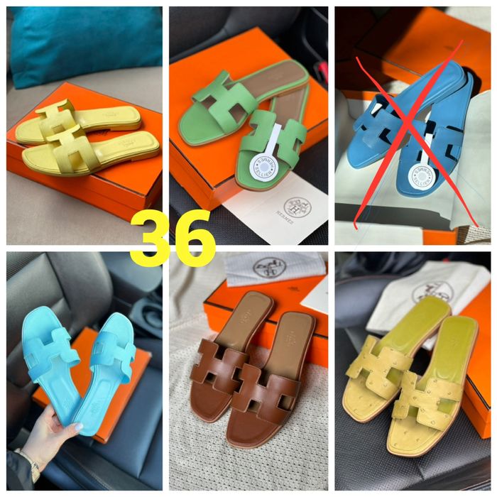 Шлепки шлепанцы Herme