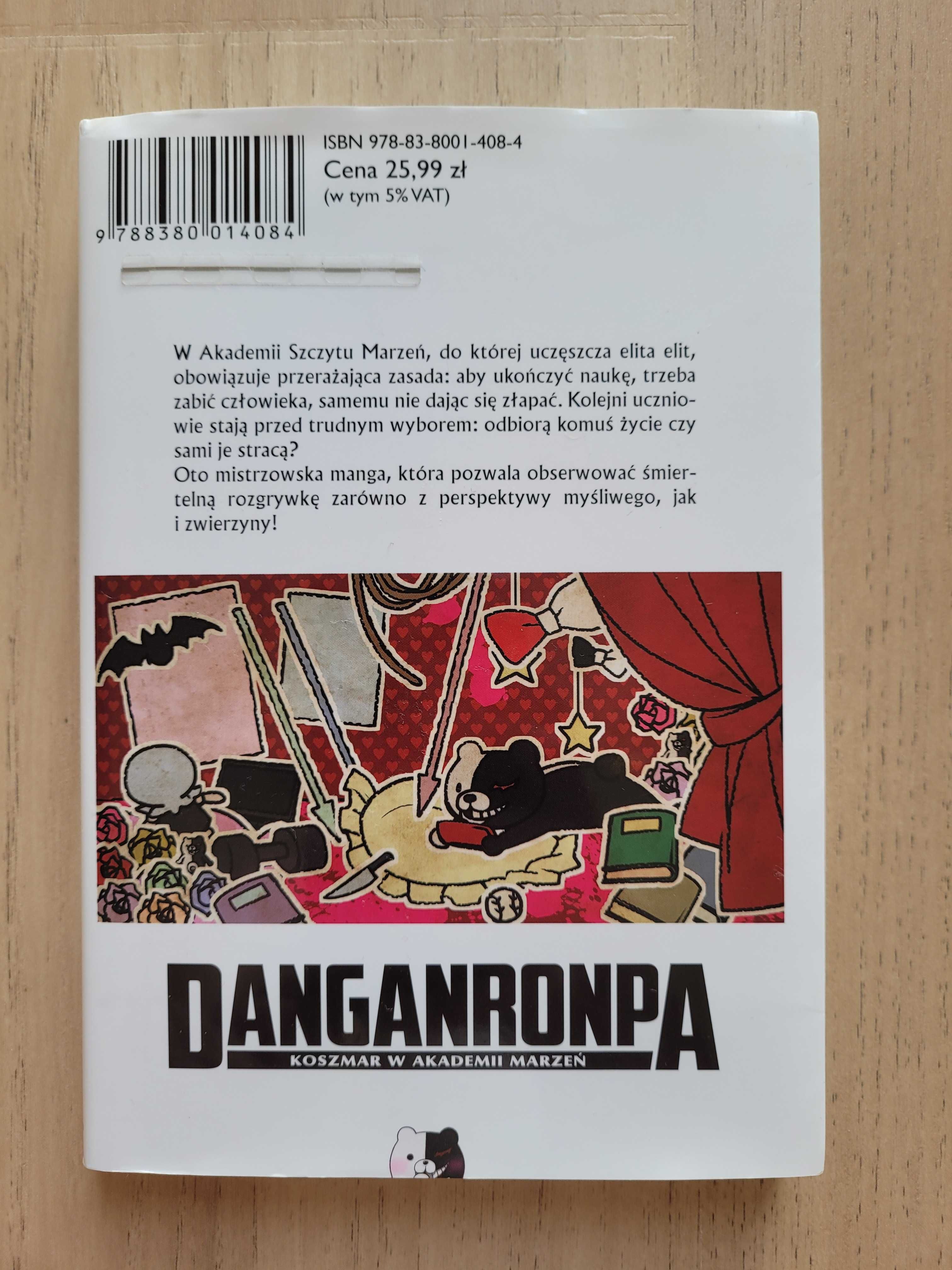 Danganronpa Koszmar w Akademii Marzeń Tom 1 Chunsoft Spike manga