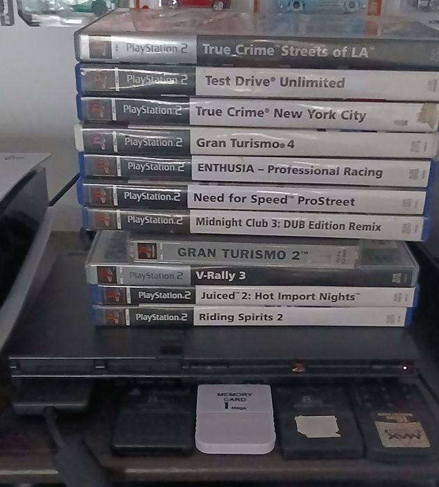PS2 c/Comando e Jogos