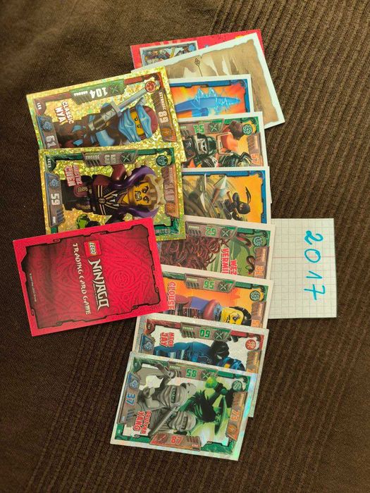 Karty Lego Ninjago - zestaw 189 kart