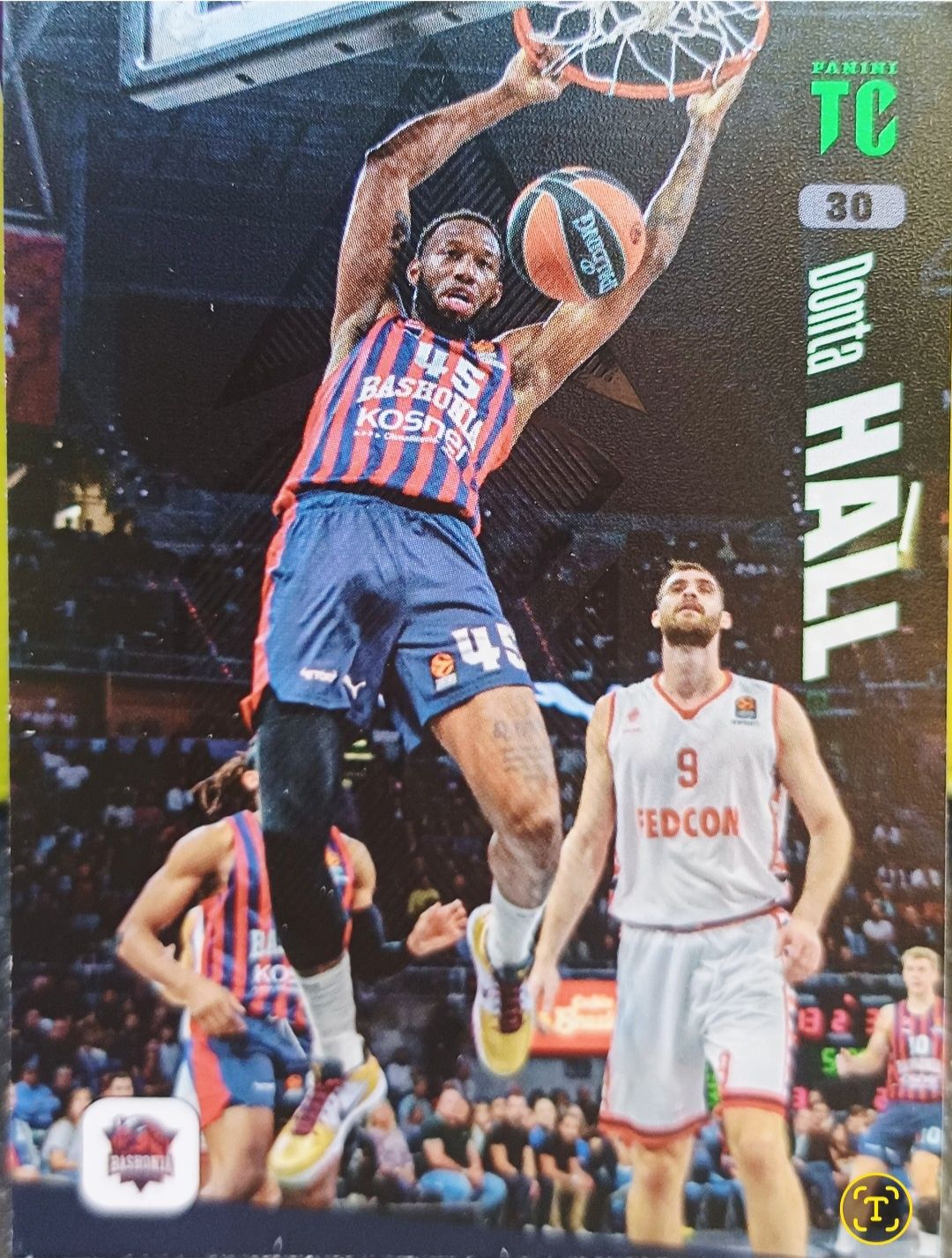 Karta kolekcjonerska Top Class Panini Pure Basketball nr 20 Donta Hall