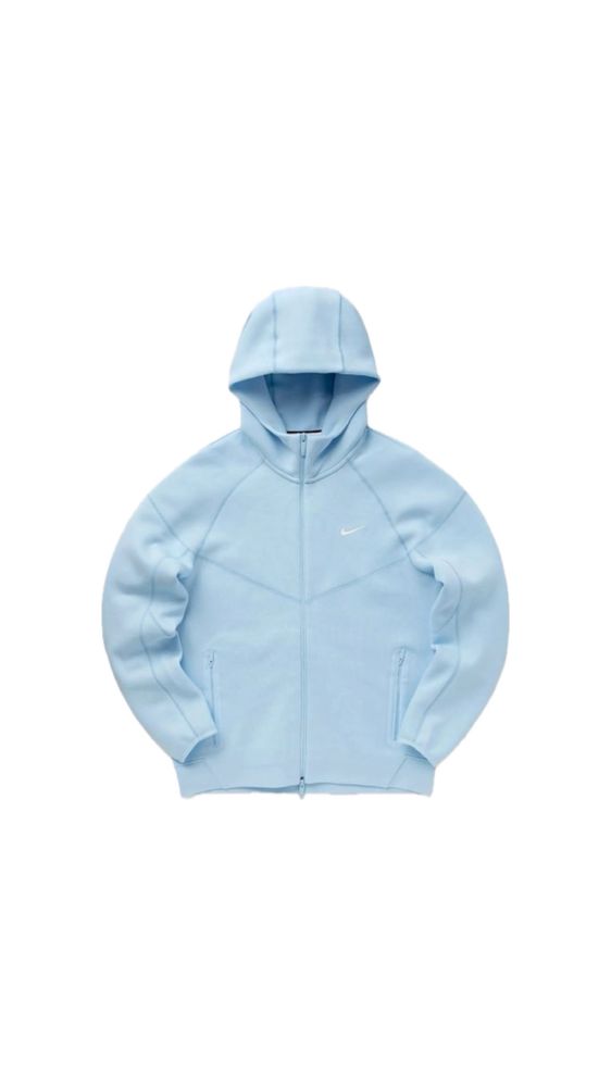 Nike x Nocta tech fleece full zip hoodie sky blue