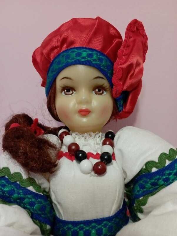 Українка украинка паричковая кукла лялька на самовар Харьков СССР