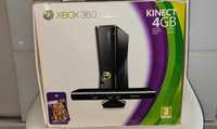 Xbox 360 konsola, Kinect ,karton, pady, gry, okabowanie, plomba.