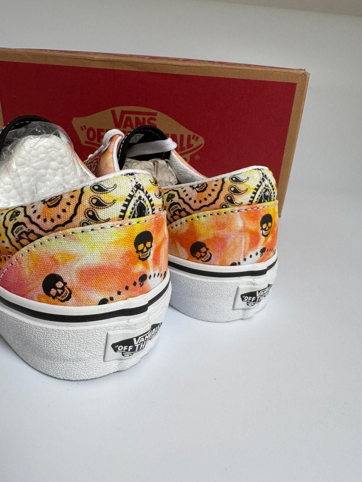 Nowe trampki unisex VANS ERA BANDANA TIE DYE pomarańczowe 38