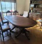Mesa vintage extensível em madeira (de 1.94 a 2.66)