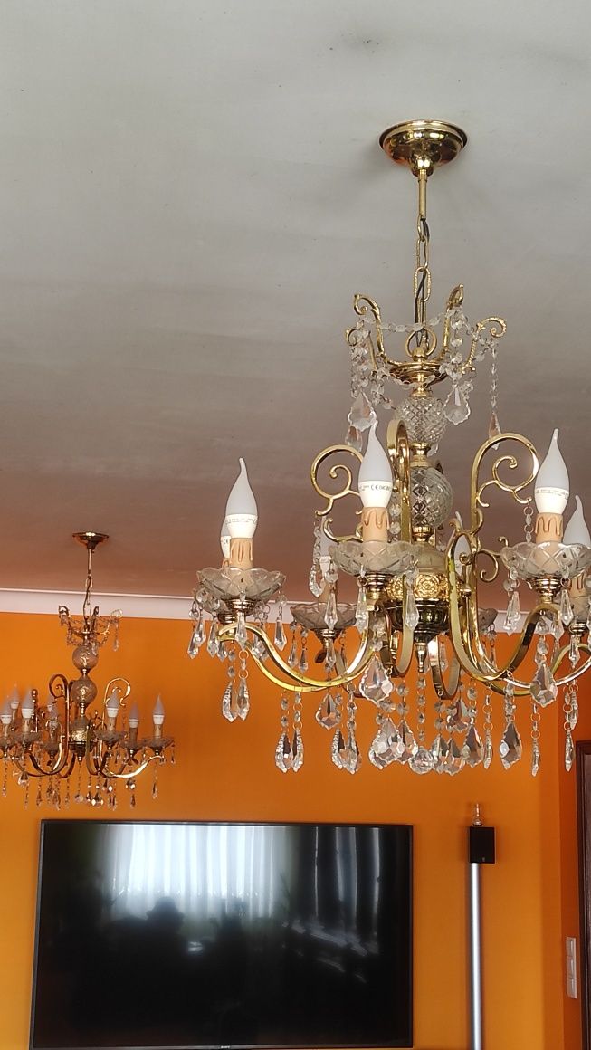 Candeeiros de cristal