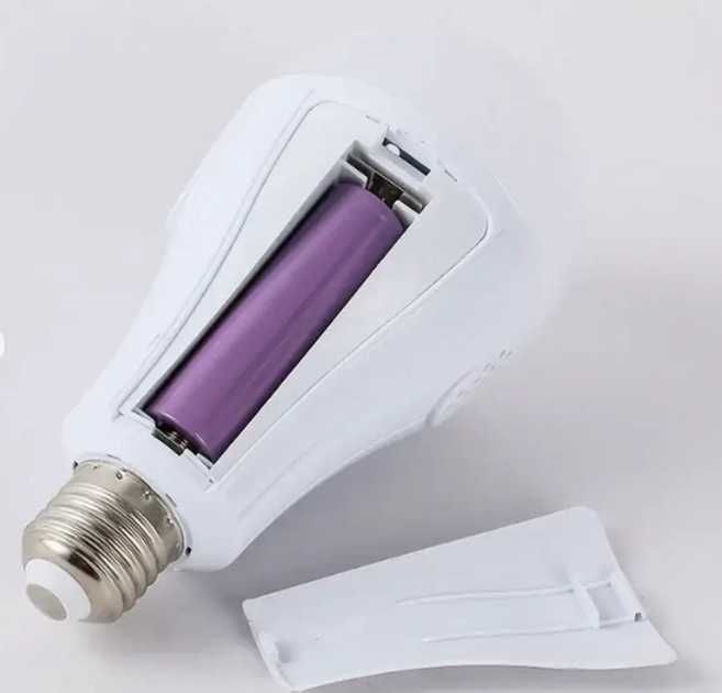 Умная LED лампа с аккумулятором – работает без электричества!  20W