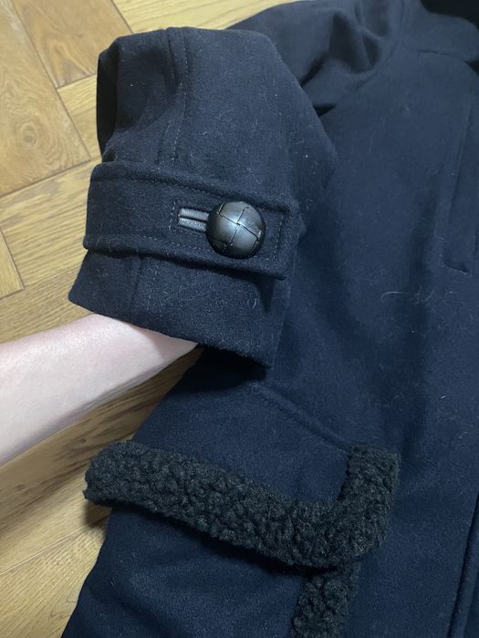 Kurtka The Kooples XS/S ciemny granat 80% wełna lekko ocieplana