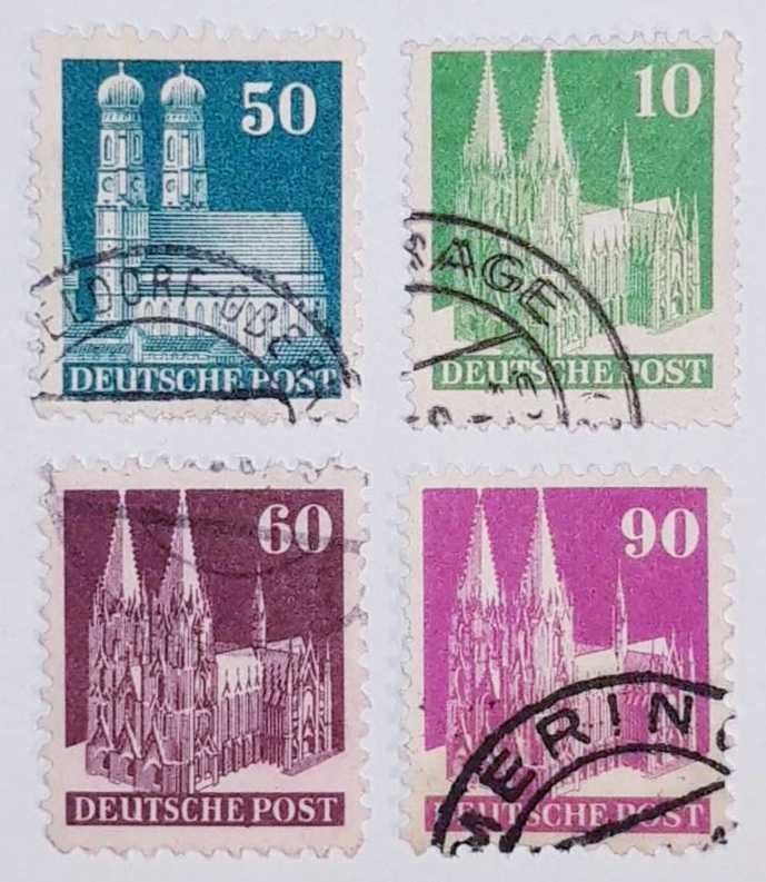 Niemcy, Brytyjska i Ameryk. Strefa Okupacyjna, Znaczki pocztowe 1948 r