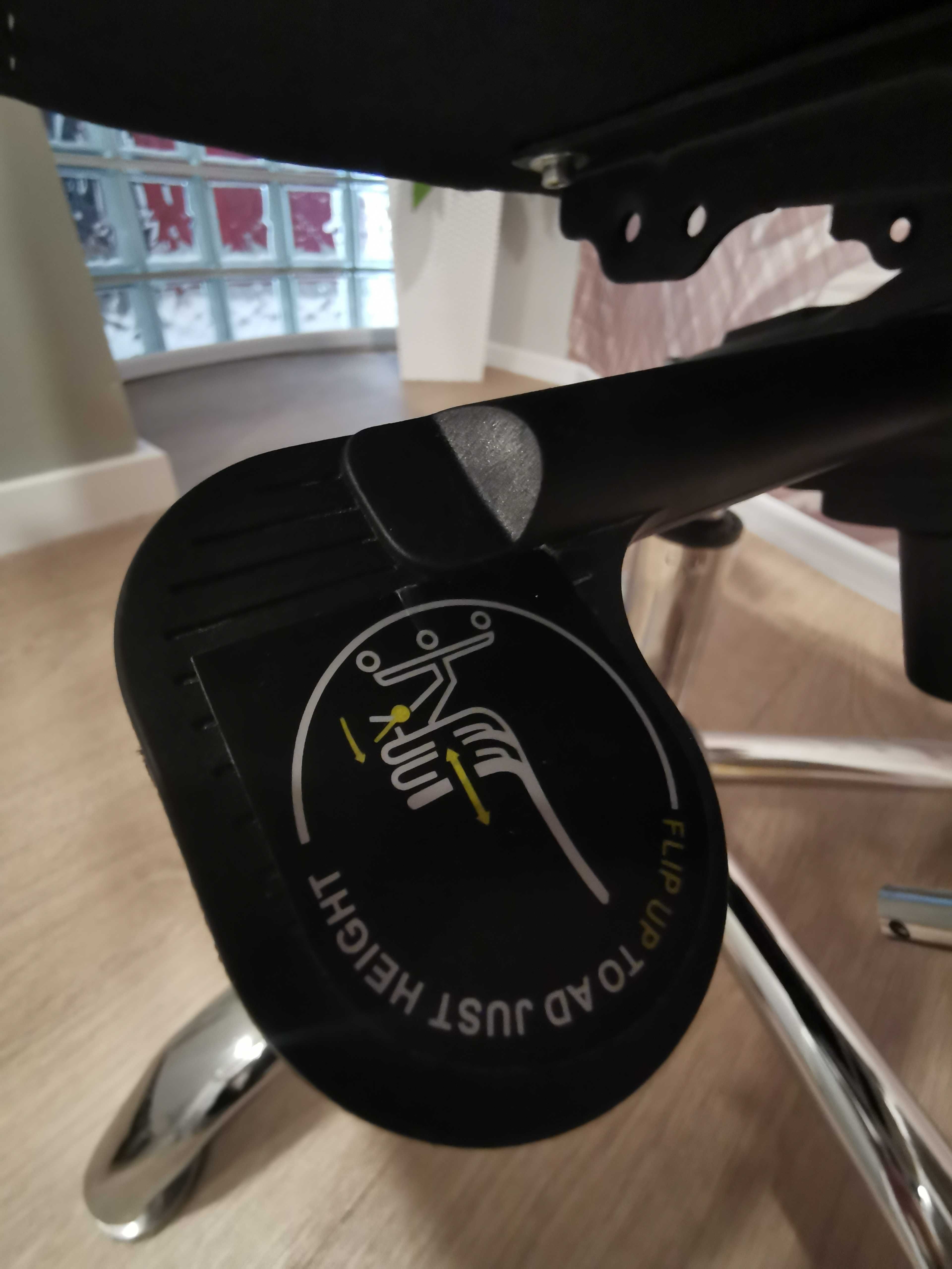 Nowy Fotel do Pedicure z podnóżkiem