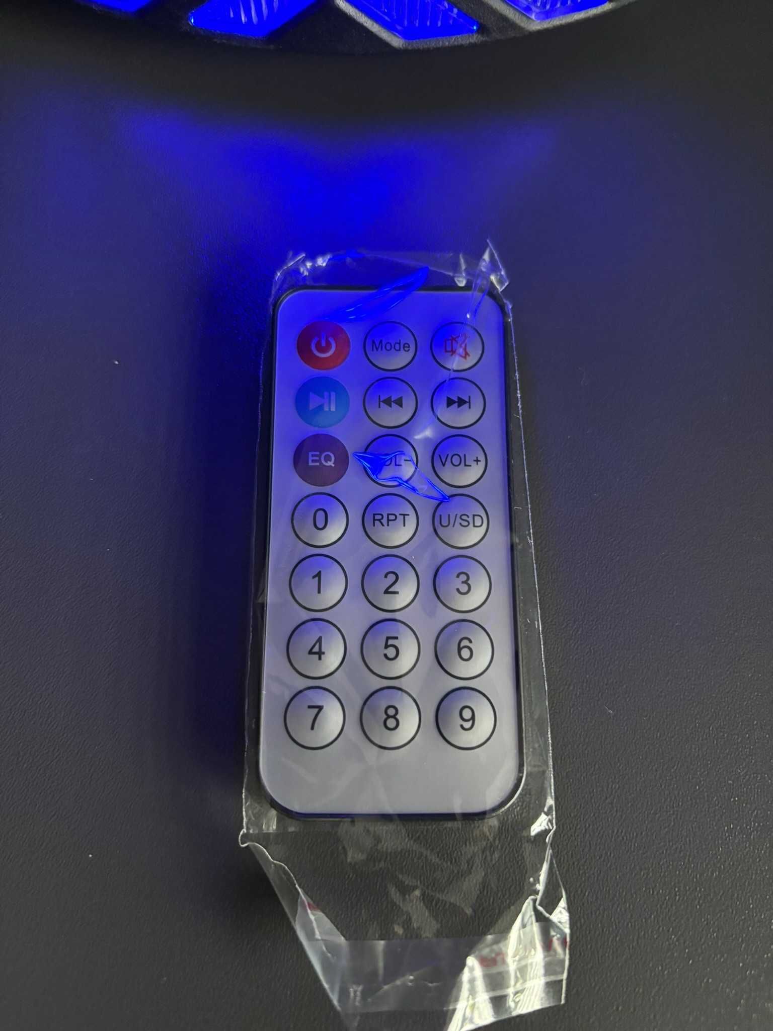 Głośnik Bluetooth SPEAKER ZQS6201 Kolumna Led z mikrofonem i pilotem