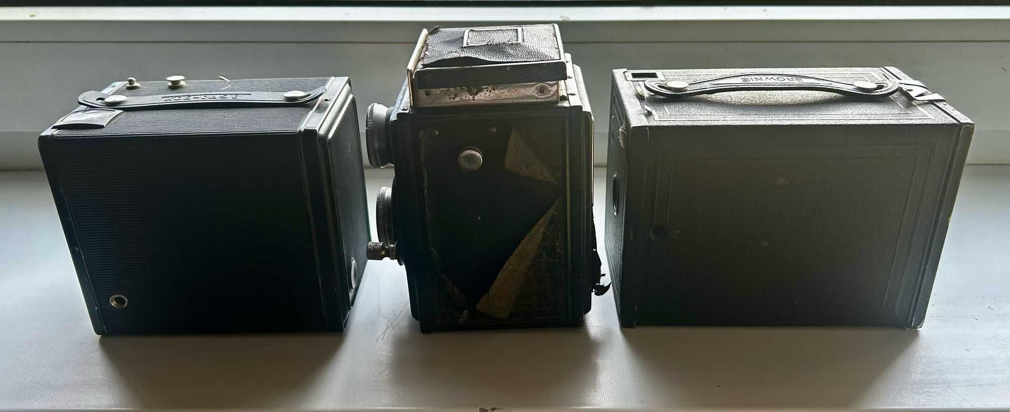 Stare Aparaty - REFLEKTA , Agfa , Brownie - zestaw