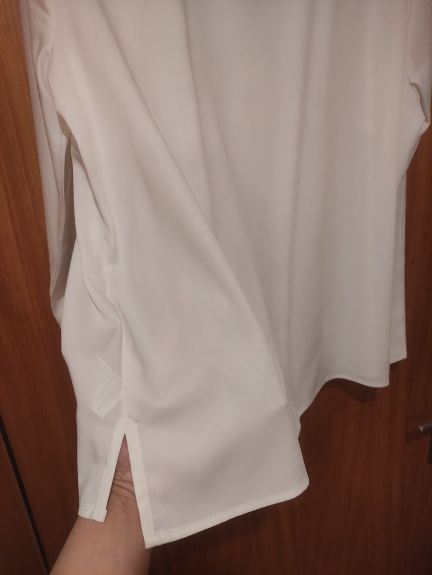 Blusa Camisa Branco Cortefiel XXL Nova