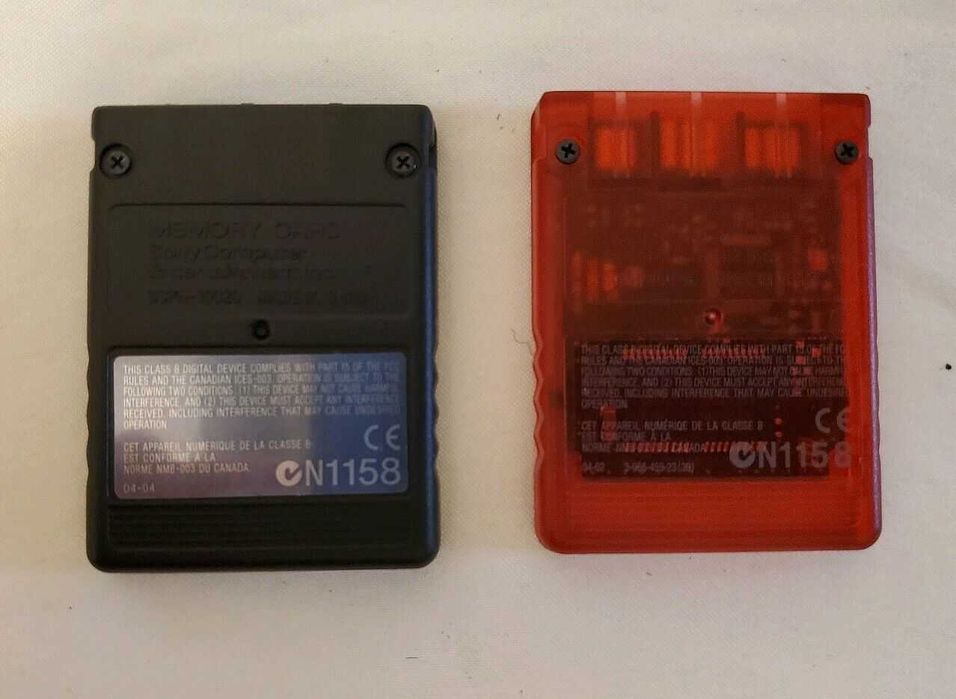 (2) cartões de memória 8mb [Sony PlayStation 2]