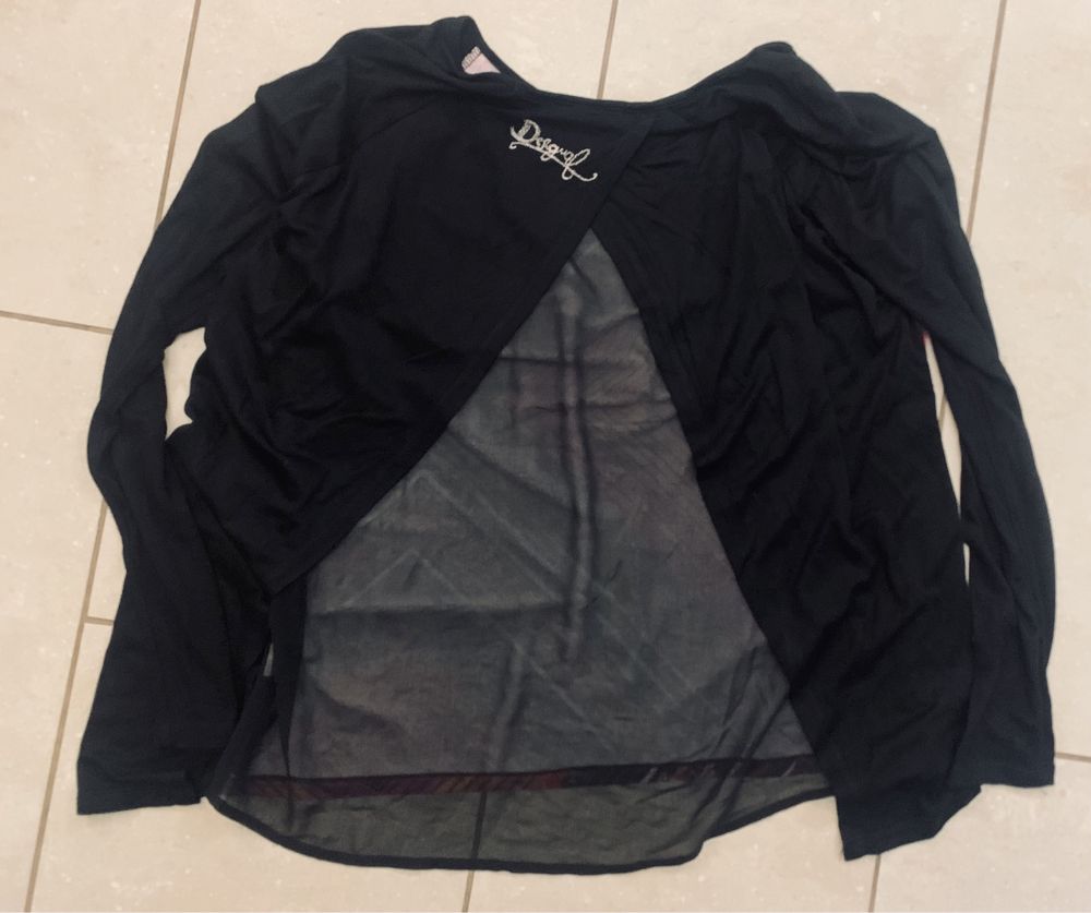 Desigual oversize bluzka/tunika, wzory jak obraz 3D M extra stan