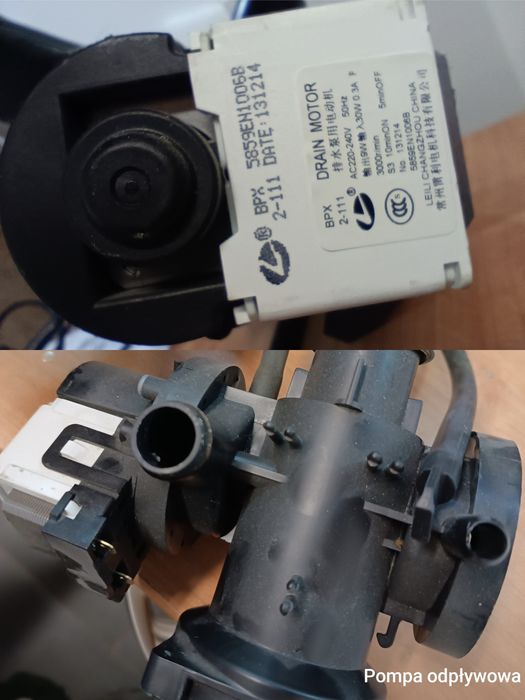 LG F12A8ND panel, sterownik, pompa, czujnik Halla, części do pralki LG