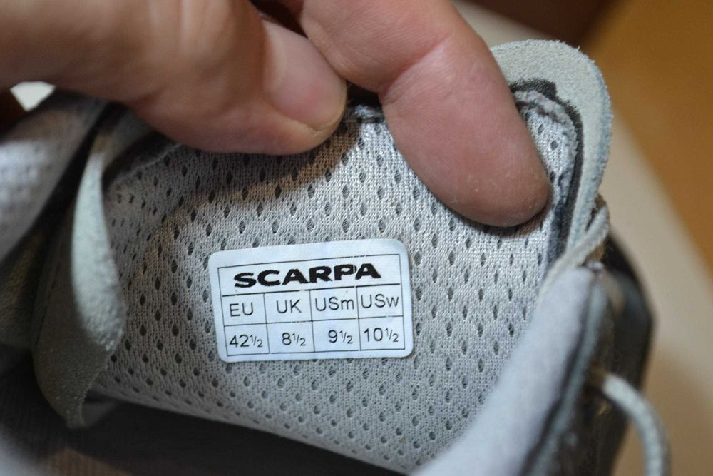 scarpa mojito 42.5р походные туристические трекинговые кожаные