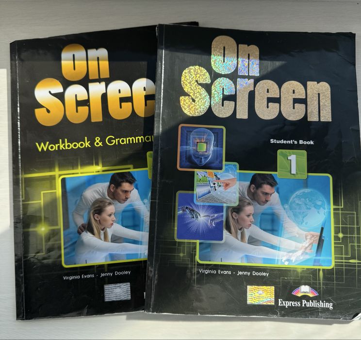 Підручник і зошит з англійської On Screen 1