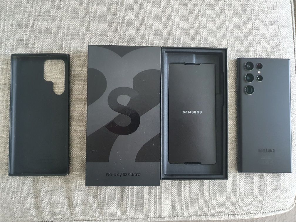 Samsung s22 ultra 512gb preto c/novo.