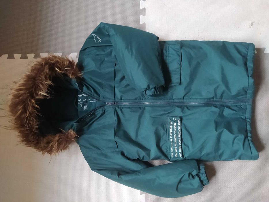 Kurtka zimowa chłopięca 128 stan bdb