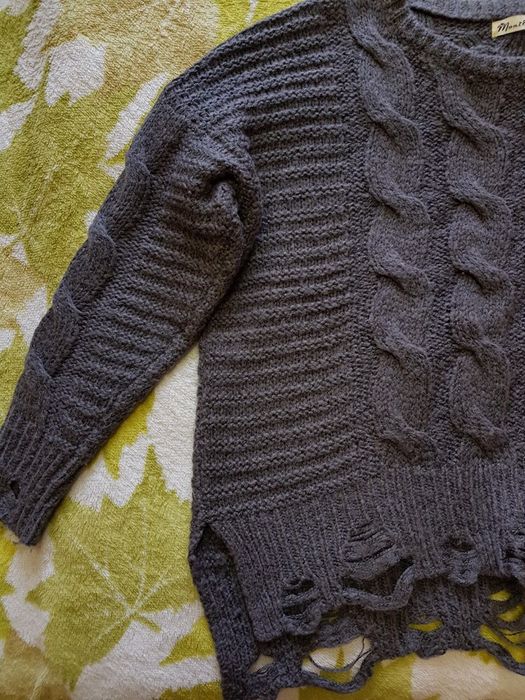 Sweter wiazany damski